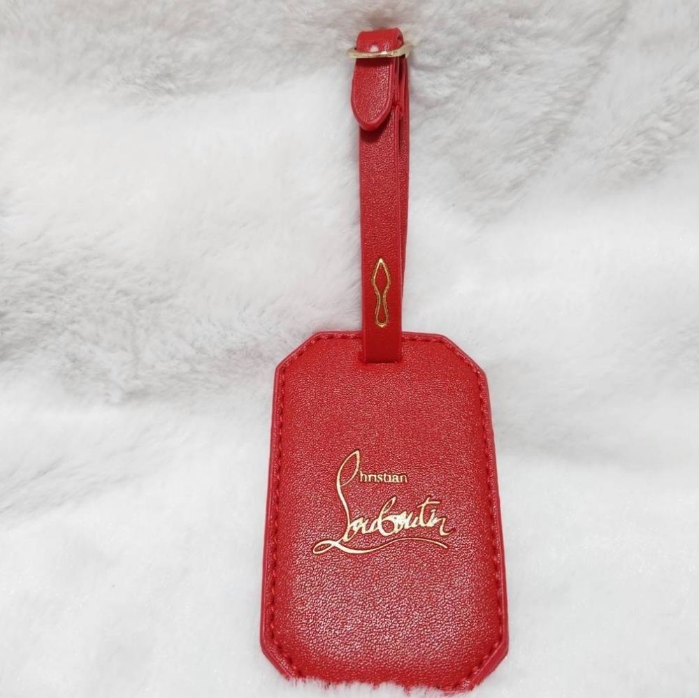 Christian Louboutin Red Luggage Tag